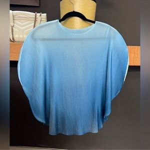 Issey Miyake Pleats Please Circle Design Top in
blue gradient